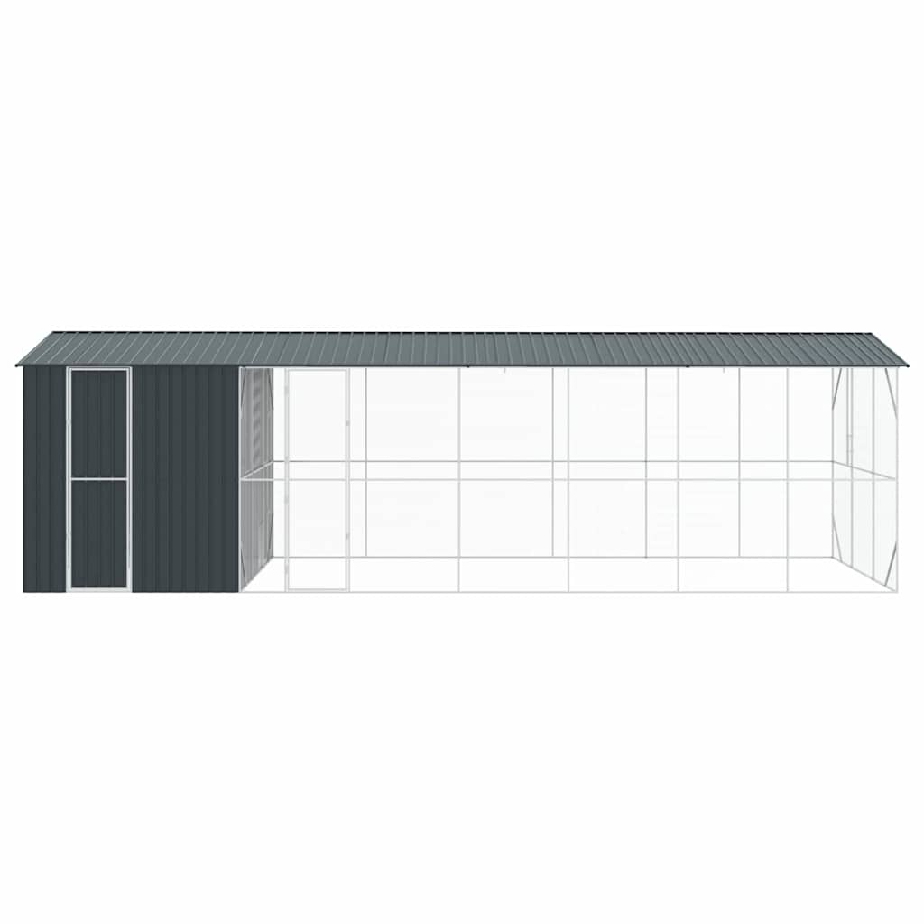 Gabbia per uccelli Antracite 860 x 310 x 247 cm Acciaio zincato | homemem39