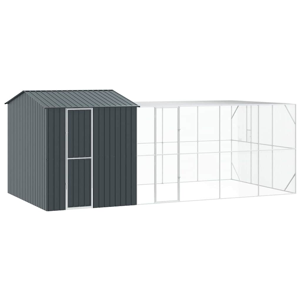 Gabbia per uccelli Antracite 635 x 304 x 247 cm Acciaio zincato | homemem39