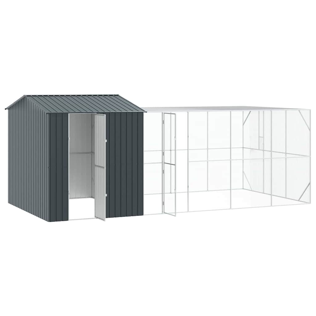 Gabbia per uccelli Antracite 635 x 304 x 247 cm Acciaio zincato | homemem39