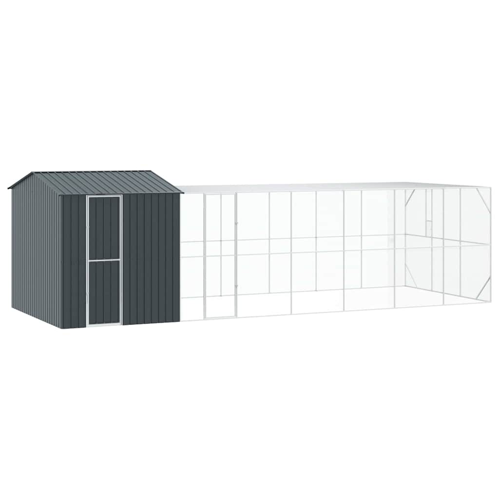 Gabbia per uccelli Antracite 845 x 304 x 247 cm Acciaio zincato | homemem39
