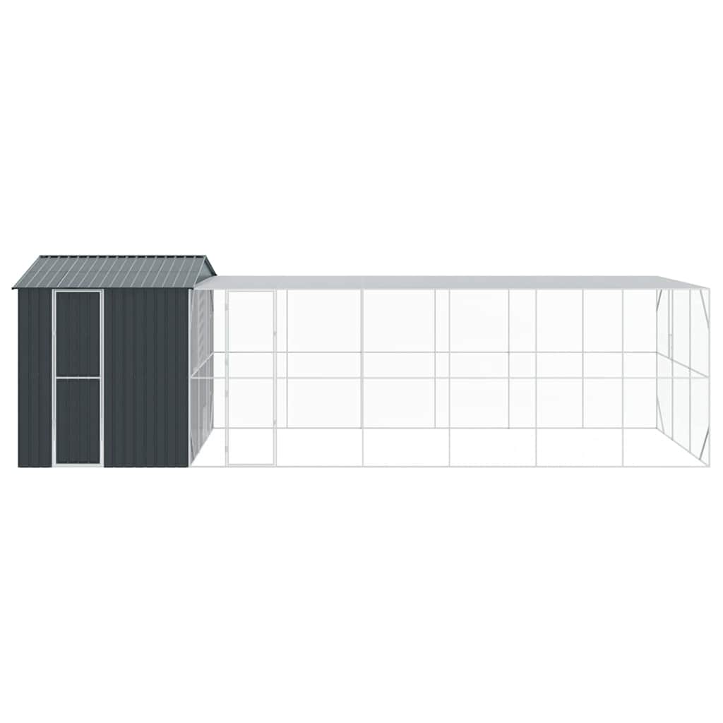 Gabbia per uccelli Antracite 845 x 304 x 247 cm Acciaio zincato | homemem39