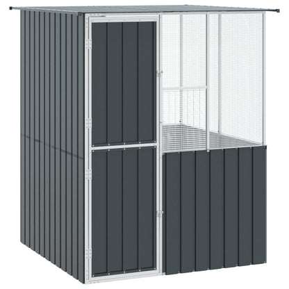 Gabbia per uccelli Antracite 165 x 165 x 200 cm Acciaio zincato | homemem39