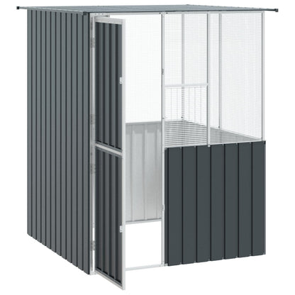 Gabbia per uccelli Antracite 165 x 165 x 200 cm Acciaio zincato | homemem39