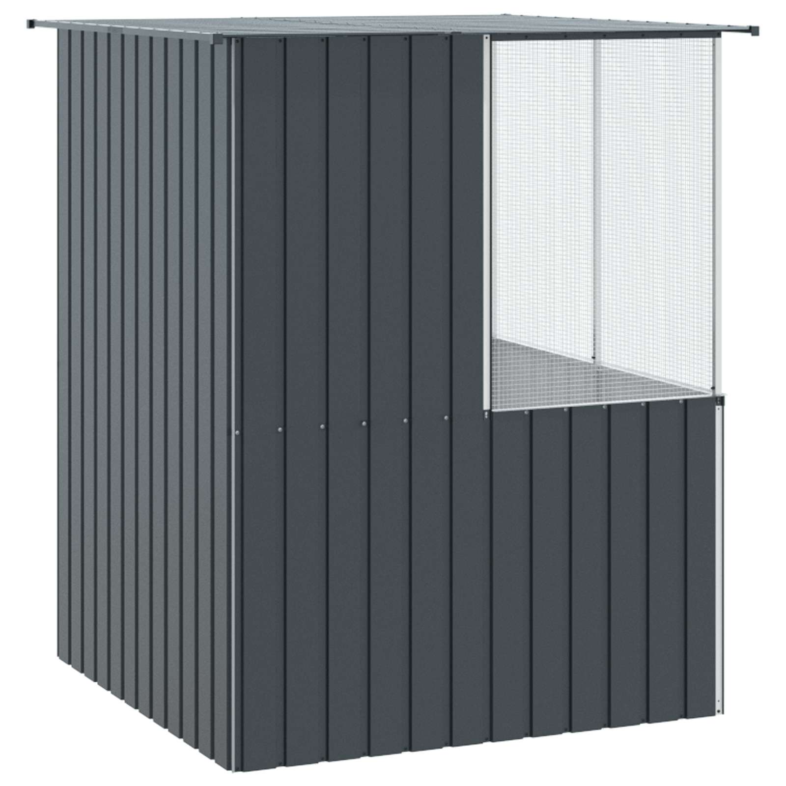 Gabbia per uccelli Antracite 165 x 165 x 200 cm Acciaio zincato | homemem39