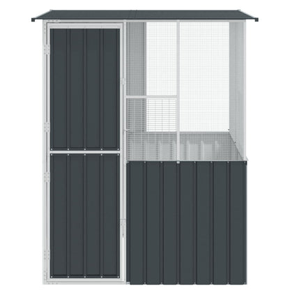 Gabbia per uccelli Antracite 165 x 165 x 200 cm Acciaio zincato | homemem39