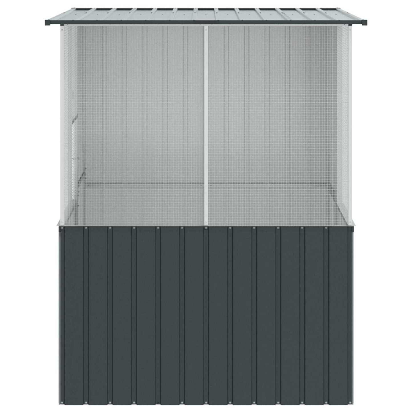 Gabbia per uccelli Antracite 165 x 165 x 200 cm Acciaio zincato | homemem39