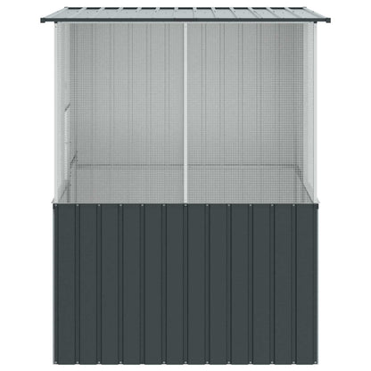 Gabbia per uccelli Antracite 165 x 165 x 200 cm Acciaio zincato | homemem39