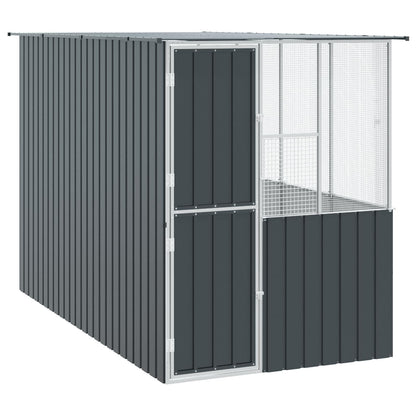 Gabbia per uccelli Antracite 165 x 318 x 200 cm Acciaio zincato | homemem39