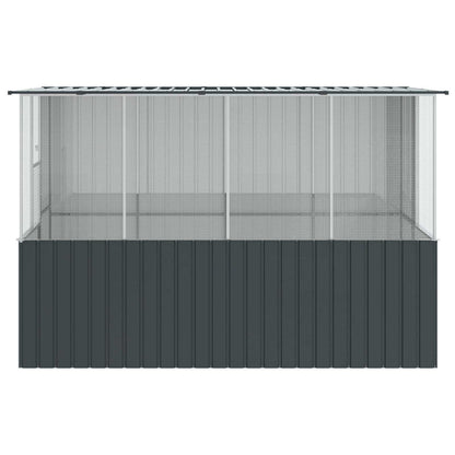 Gabbia per uccelli Antracite 165 x 318 x 200 cm Acciaio zincato | homemem39
