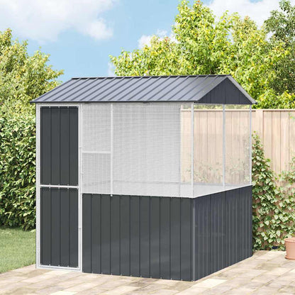 Gabbia per uccelli Antracite 215 x 209 x 230 cm Acciaio zincato | homemem39