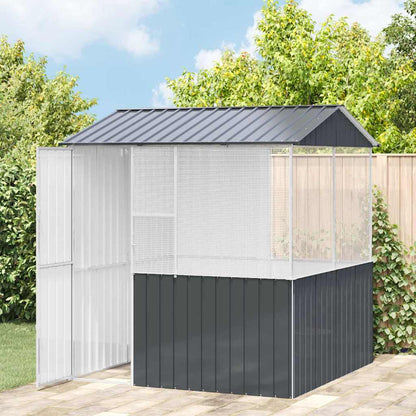 Gabbia per uccelli Antracite 215 x 209 x 230 cm Acciaio zincato | homemem39