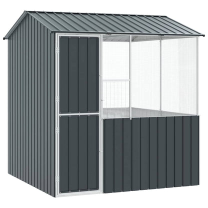 Gabbia per uccelli Antracite 215 x 209 x 230 cm Acciaio zincato | homemem39