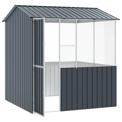 Gabbia per uccelli Antracite 215 x 209 x 230 cm Acciaio zincato | homemem39