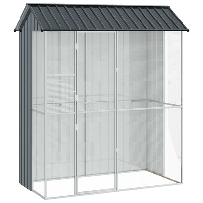 Gabbia per uccelli Antracite 215 x 110 x 247 cm Acciaio zincato | homemem39