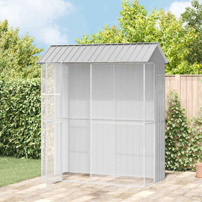 Gabbia per uccelli Grigio 215 x 110 x 247 cm Acciaio zincato | homemem39