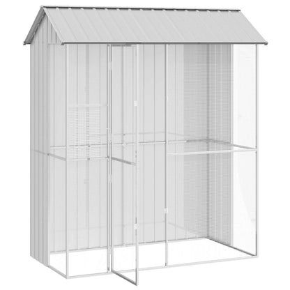 Gabbia per uccelli Grigio 215 x 110 x 247 cm Acciaio zincato | homemem39
