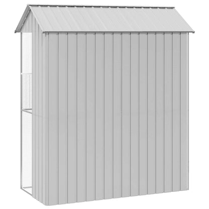 Gabbia per uccelli Grigio 215 x 110 x 247 cm Acciaio zincato | homemem39
