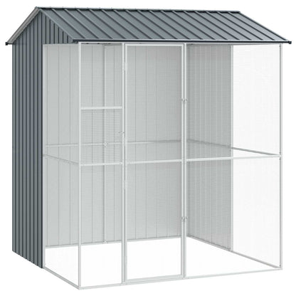Gabbia per uccelli Antracite 215 x 210 x 247 cm Acciaio zincato | homemem39
