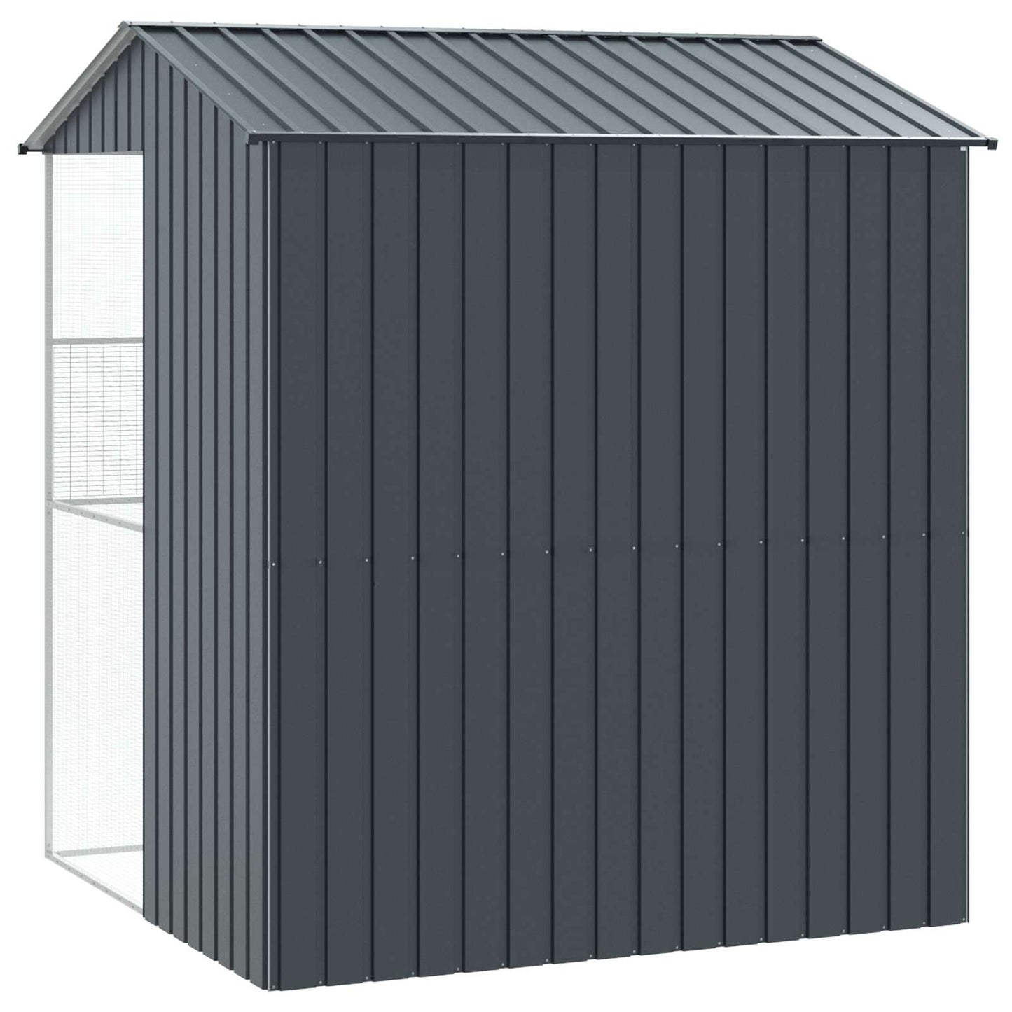 Gabbia per uccelli Antracite 215 x 210 x 247 cm Acciaio zincato | homemem39