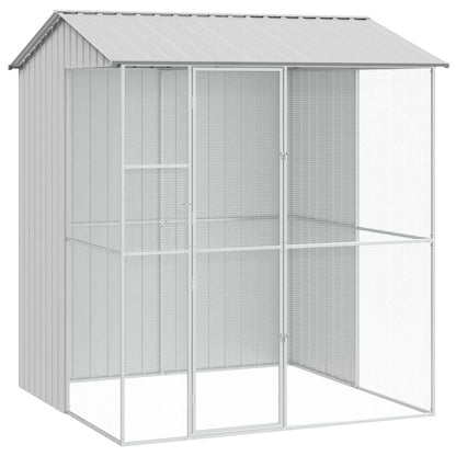 Gabbia per uccelli Grigio 215 x 210 x 247 cm Acciaio zincato | homemem39