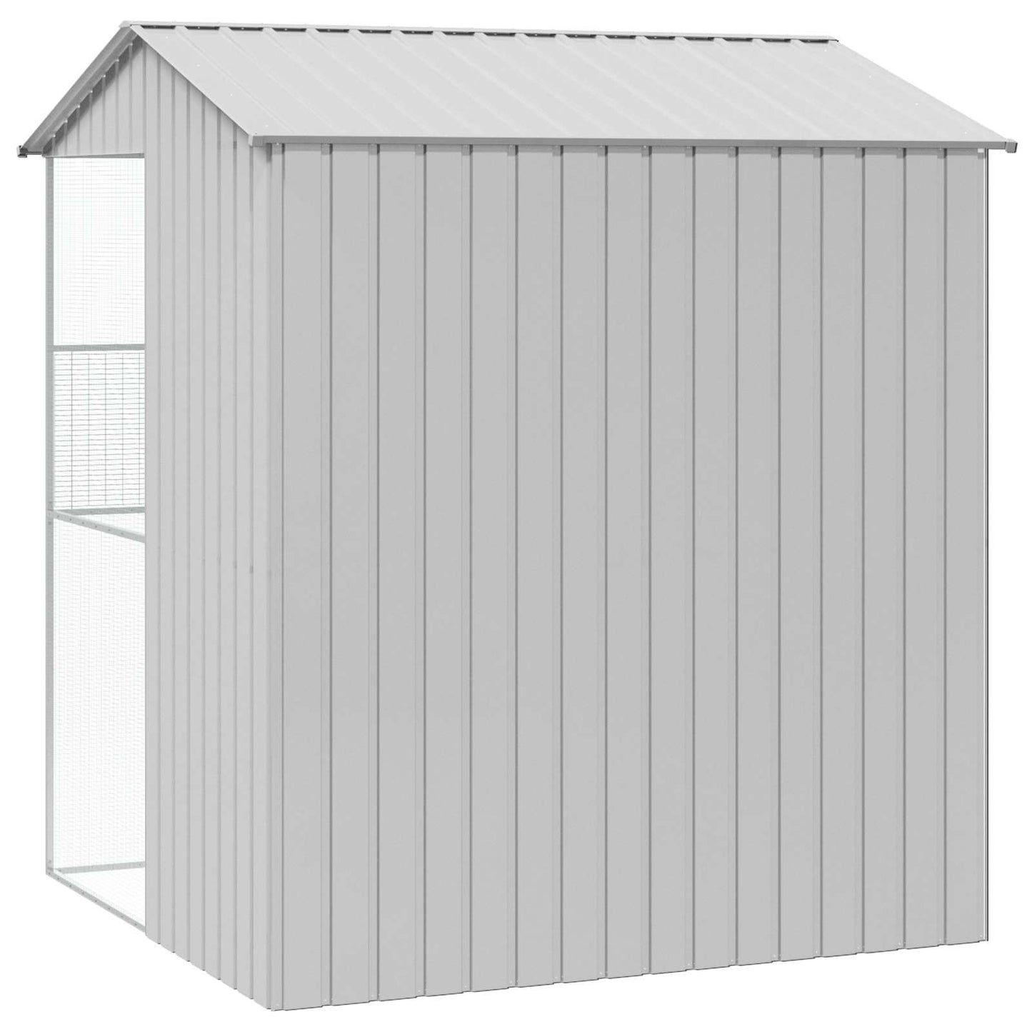 Gabbia per uccelli Grigio 215 x 210 x 247 cm Acciaio zincato | homemem39