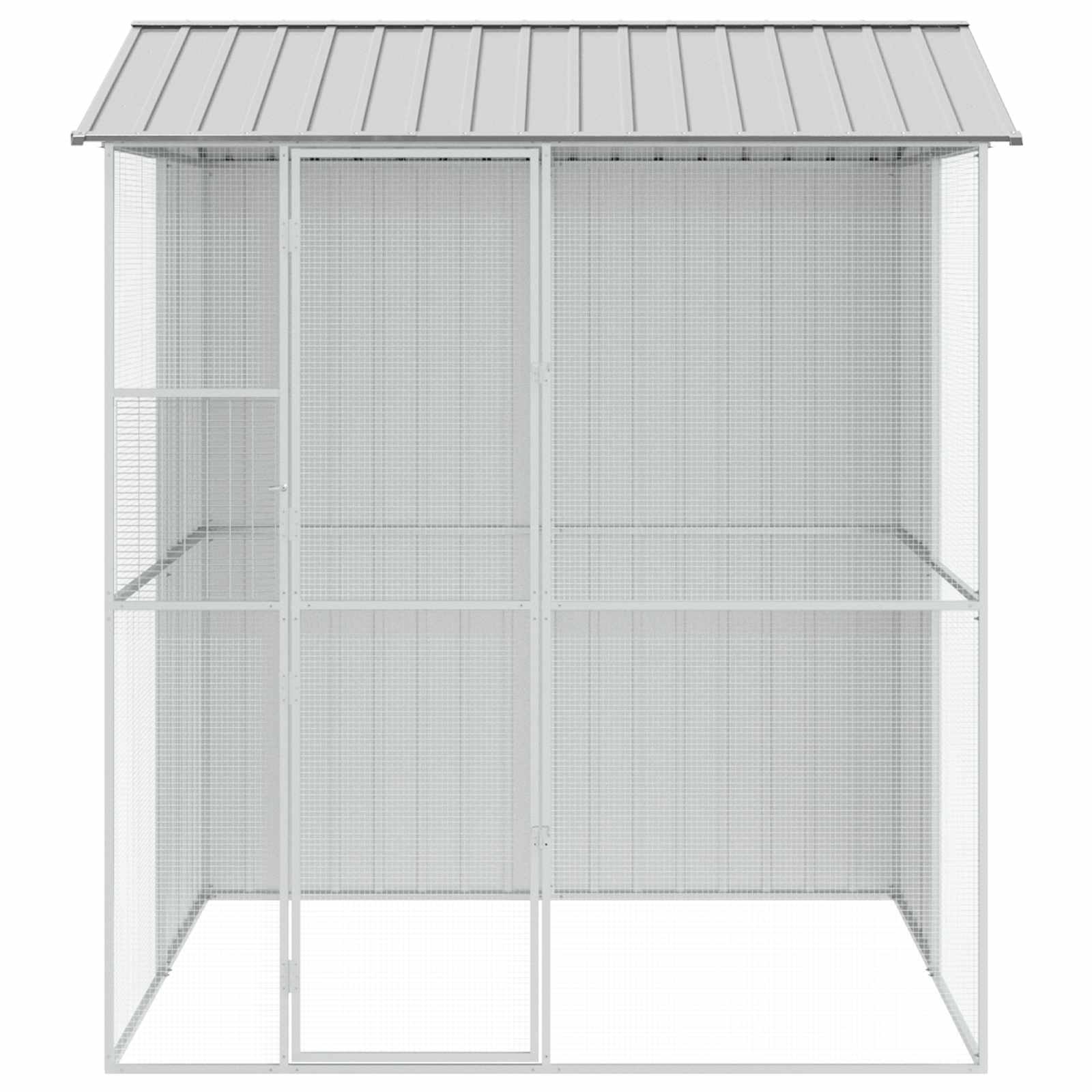 Gabbia per uccelli Grigio 215 x 210 x 247 cm Acciaio zincato | homemem39