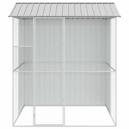 Gabbia per uccelli Grigio 215 x 210 x 247 cm Acciaio zincato | homemem39