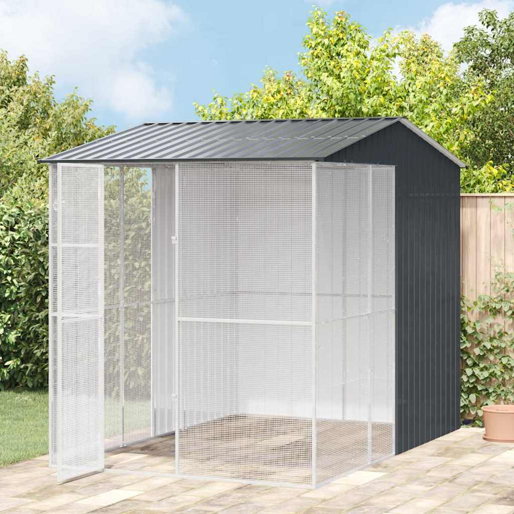 Gabbia per uccelli Antracite 215 x 310 x 247 cm Acciaio zincato | homemem39