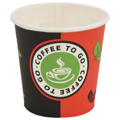 Tazze da Caffè in Carta con Coperchi 1000 pz 4oz 120 ml | homemem39