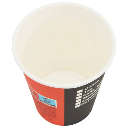 Tazze da Caffè in Carta con Coperchi 1000 pz 8oz 240 ml | homemem39