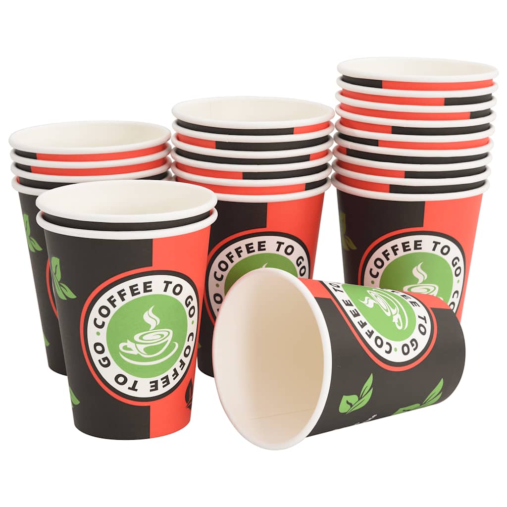 Tazze da Caffè in Carta con Coperchi 1000 pz 4oz 100 ml | homemem39