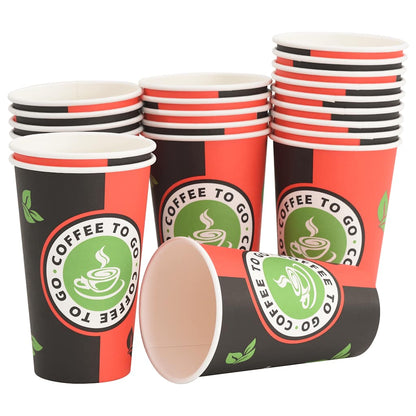 Tazze da Caffè in Carta con Coperchi 1000 pz 16oz 400 ml | homemem39