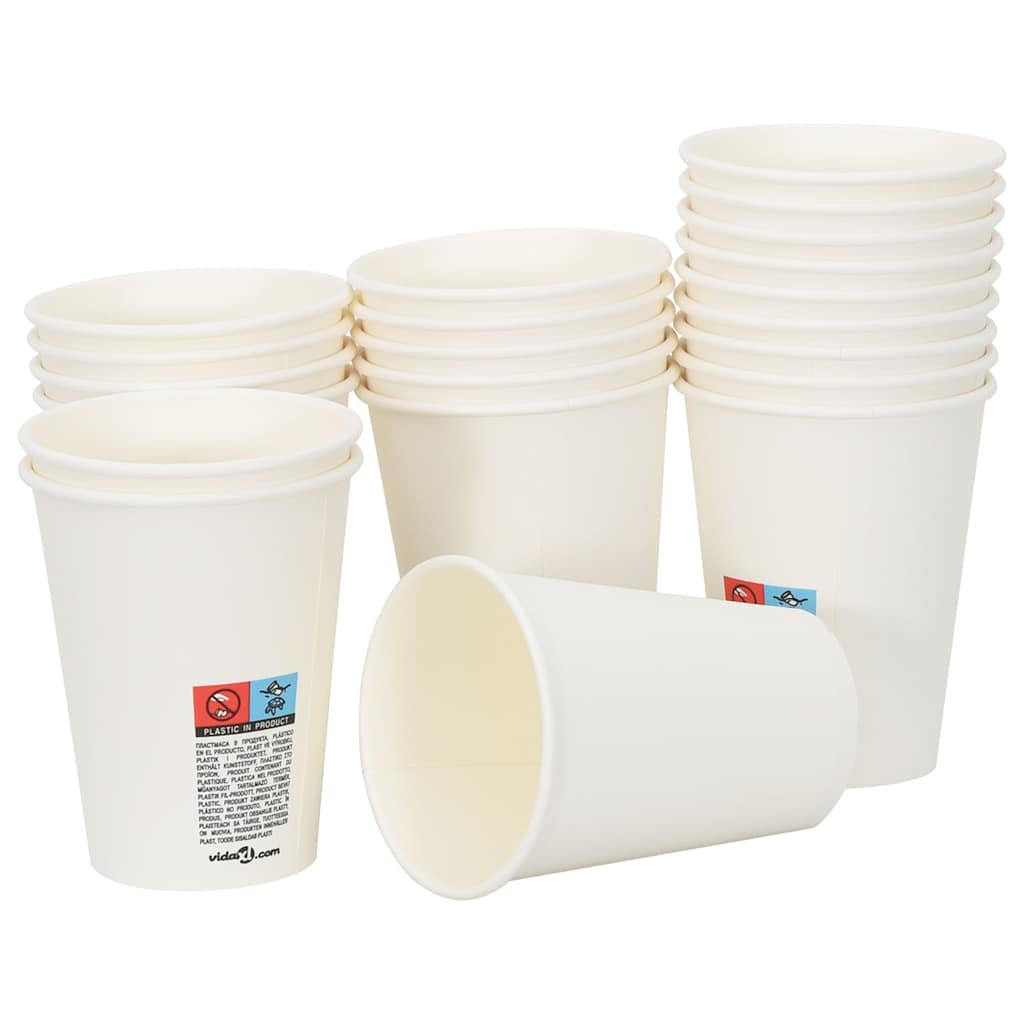 Tazze da Caffè in Carta con Coperchi 1000 pz 12oz 300 ml | homemem39