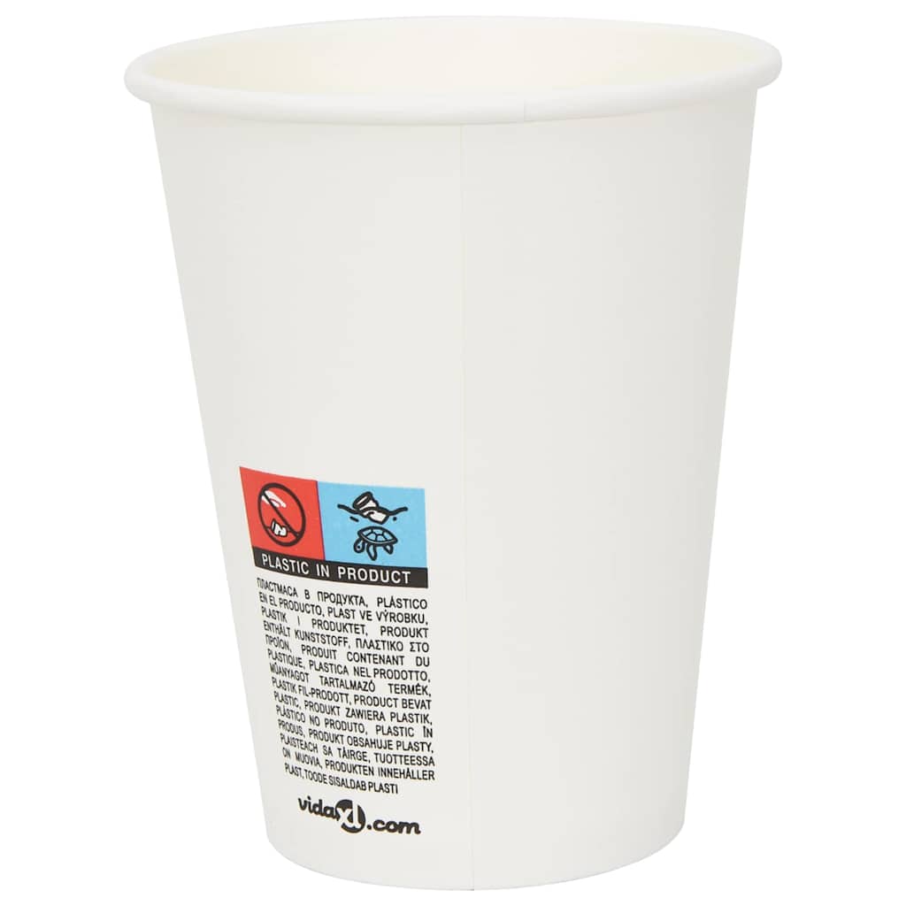 Tazze da Caffè in Carta con Coperchi 1000 pz 12oz 300 ml | homemem39