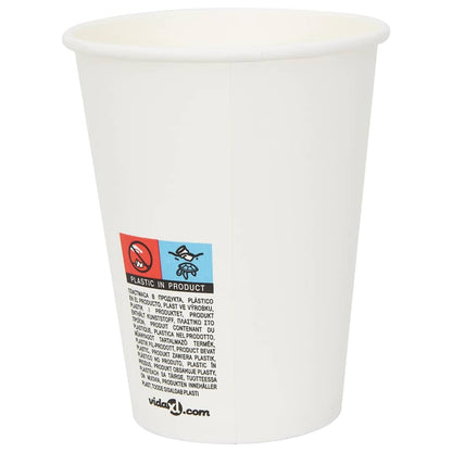 Tazze da Caffè in Carta con Coperchi 1000 pz 12oz 300 ml | homemem39