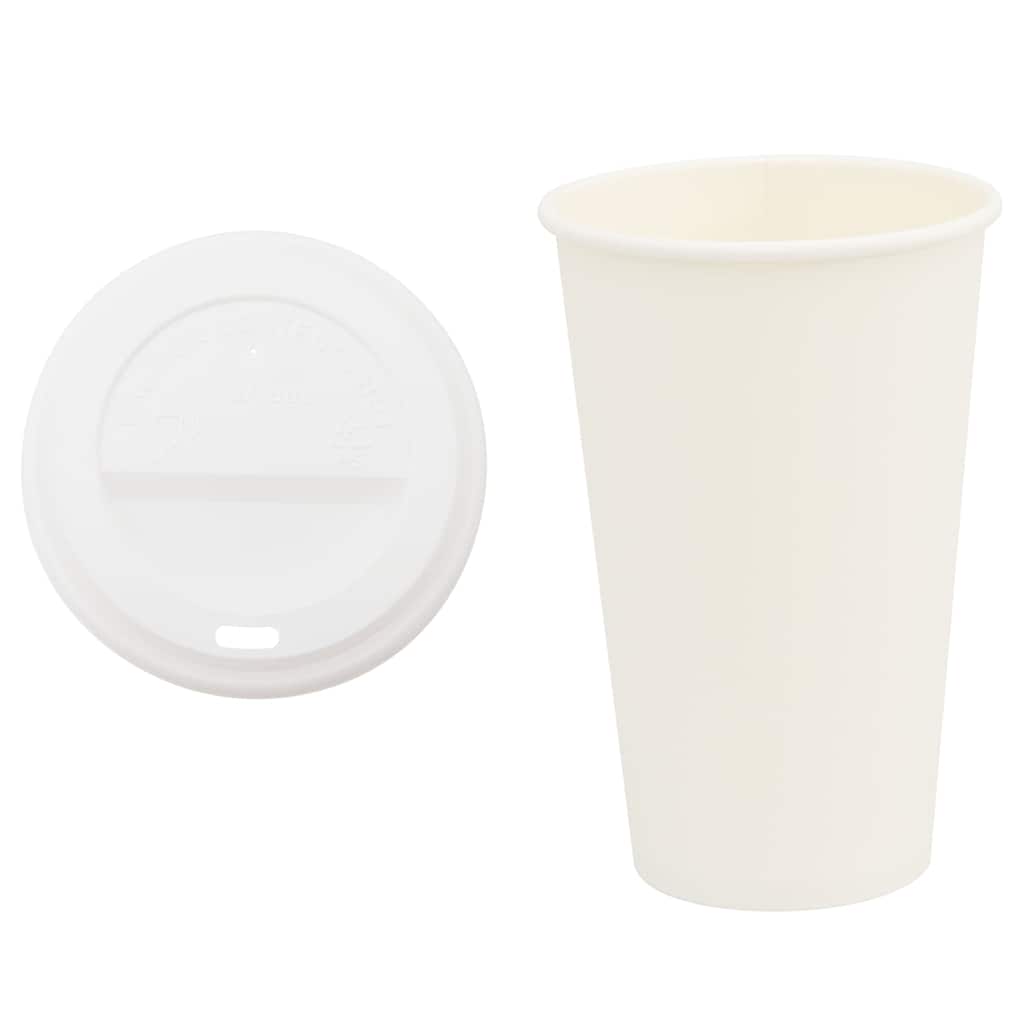 Tazze da Caffè in Carta con Coperchi 1000 pz 16oz 400 ml | homemem39