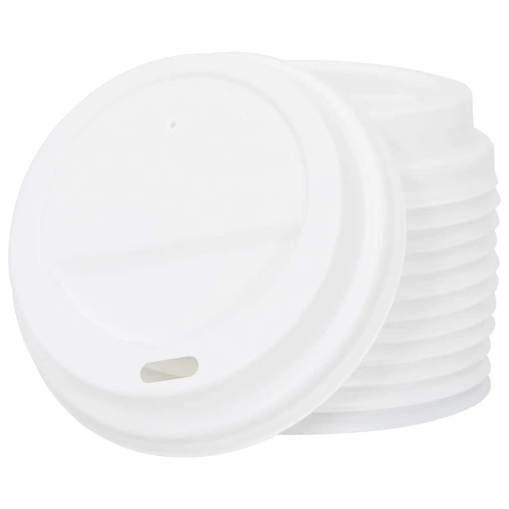 Tazze da Caffè in Carta con Coperchi 1000 pz 8oz 200 ml | homemem39