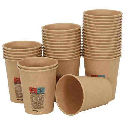 Tazze da Caffè in Carta con Coperchi 1000 pz 8oz 200 ml | homemem39