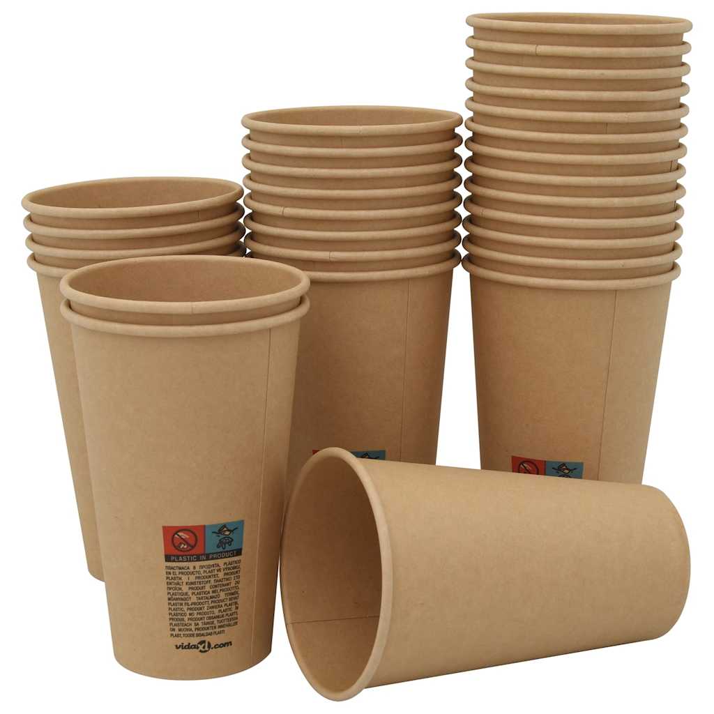 Tazze da Caffè in Carta con Coperchi 1000 pz 16oz 400 ml | homemem39