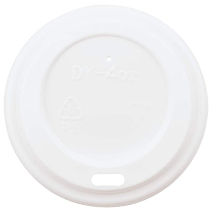 Tazze da Caffè in Carta con Coperchi 1000 pz 4oz 100 ml | homemem39