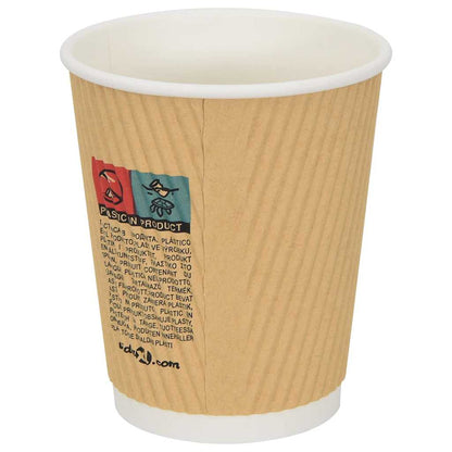 Tazze da Caffè in Carta con Coperchi 1000 pz 8oz 200 ml | homemem39