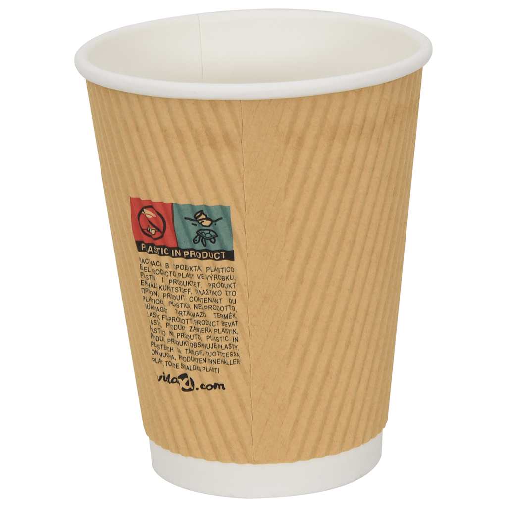 Tazze da Caffè in Carta con Coperchi 1000 pz 12oz 300 ml | homemem39
