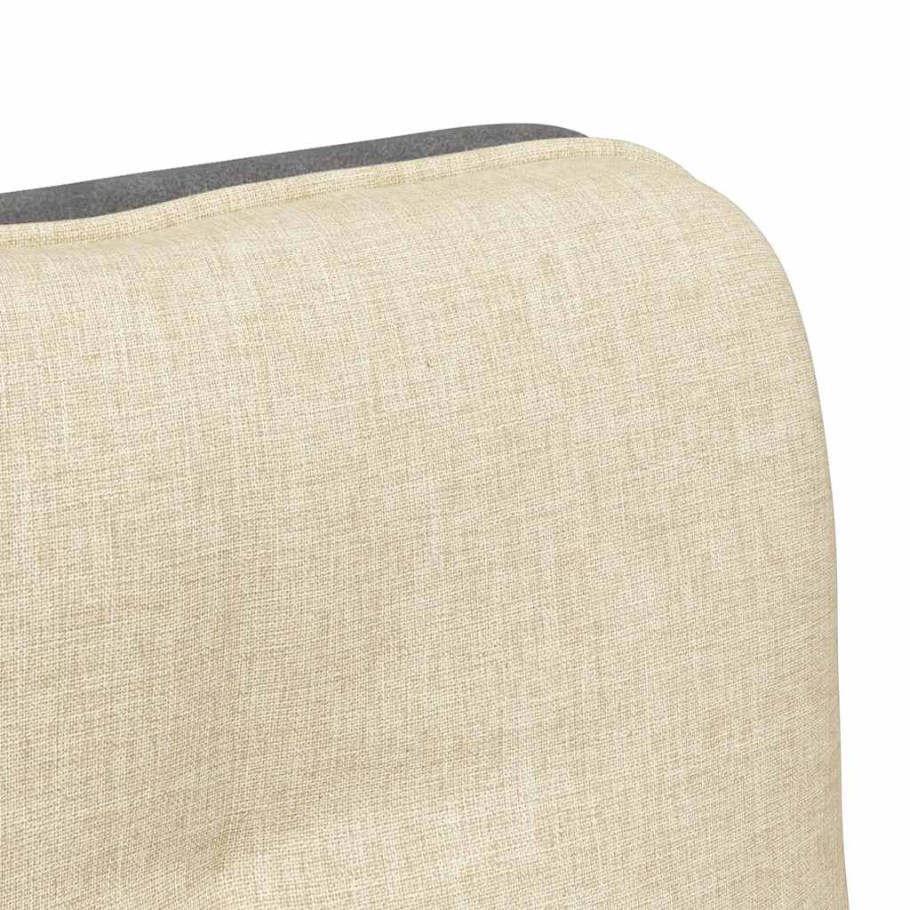 Sedia da Ufficio Girevole Crema in Tessuto