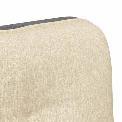 Sedia da Ufficio Girevole Crema in Tessuto