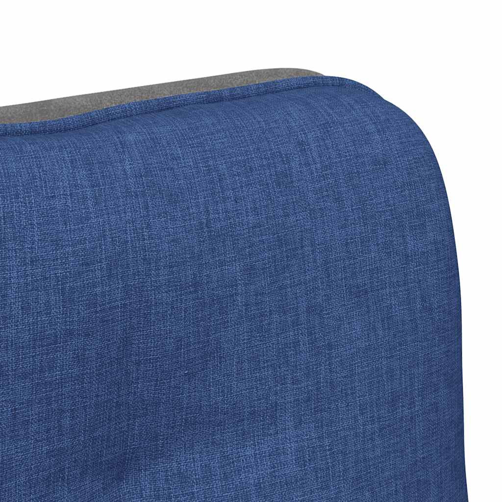 Sedia da Ufficio Girevole Blu in Tessuto