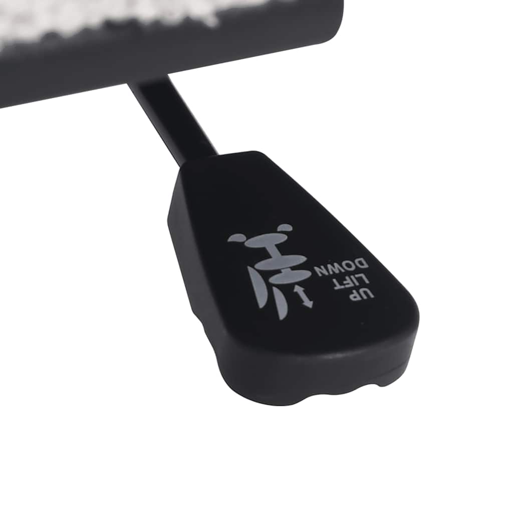 Sedia da Ufficio Girevole in Tessuto Riccio Crema Effetto Lana - homemem39