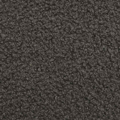 Sedia da Ufficio Girevole Riccio Grigio Scuro Effetto Lana - homemem39