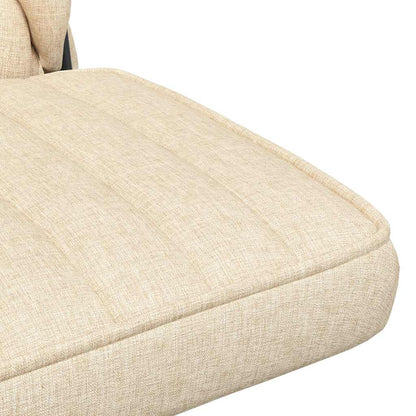 Sedia da Ufficio Girevole Crema in Tessuto - homemem39