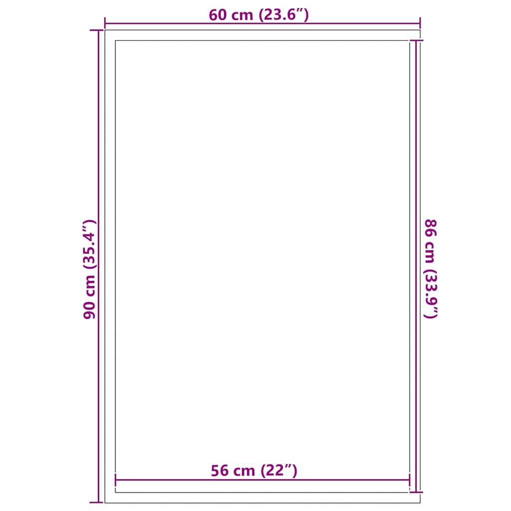 Zerbino Blu 60x90 cm