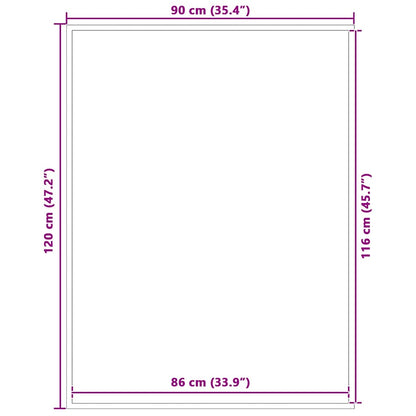 Zerbino Blu 90x120 cm